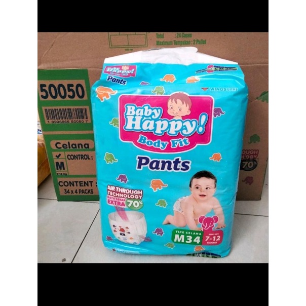 Baby Happy Pants M34 1 Karton