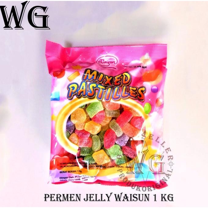 

BISA COD Permen Jelly Waisun (Mixed Pastilles Candy) - Jeli Aneka Rasa /PERMEN LUNAK/PERMEN VIRAL/PERMEN MILO/PERMEN YUPI/PERMEN JADUL/PERMEN KARET