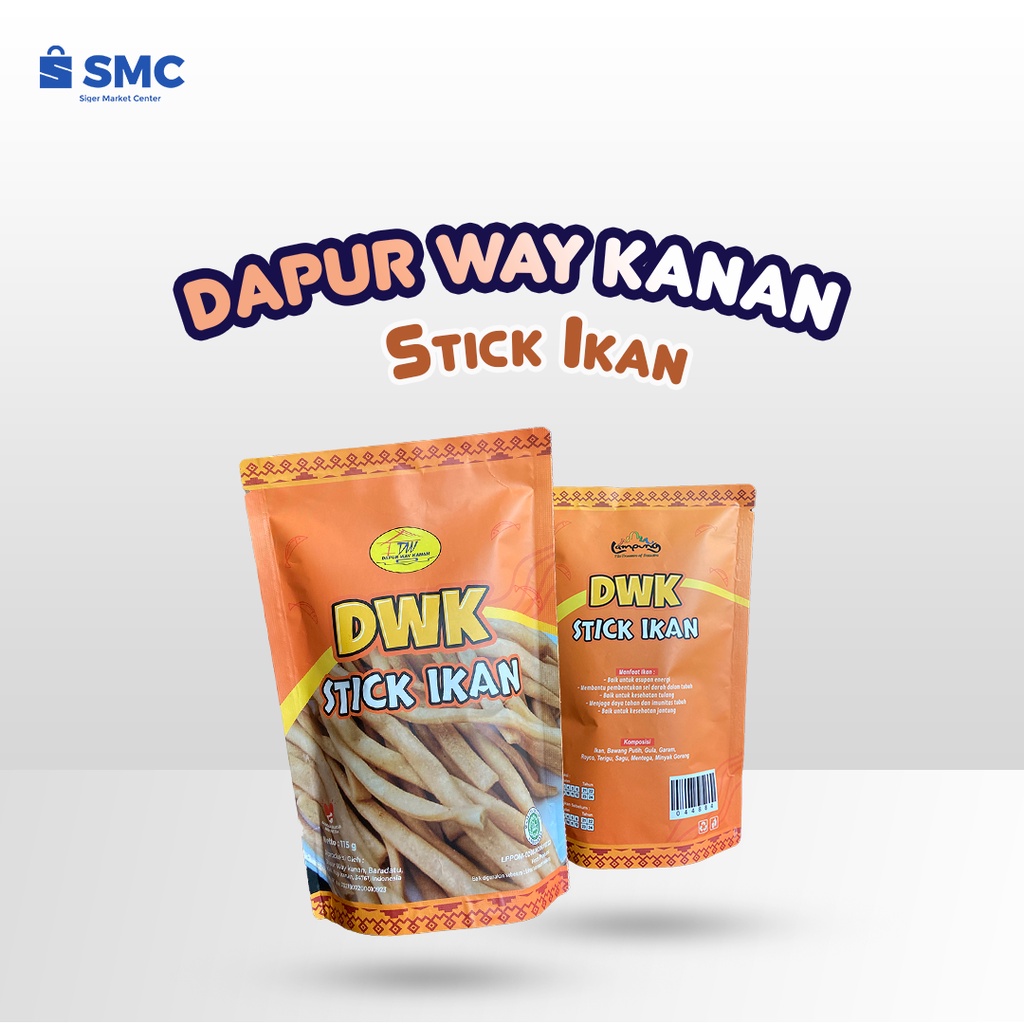 Jual Cemilan Stick Ikan Dapur Way Kanan Snack Murah Enak Sehat Gram