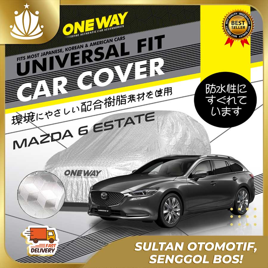 Body Cover Sarung Mobil MAZDA 6 ESTATE WAGON Waterproof 3 LAYER TEBAL Deluxe Anti Air