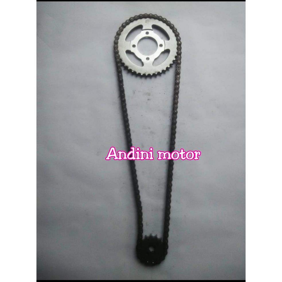 gear set girset motor supra x lama original (copotan)