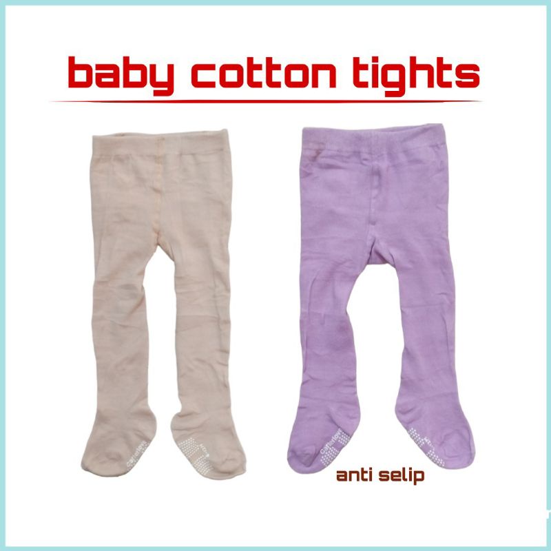 legging bayi anti selip- baby cotton tights Carter love/ leging anak perempuan dan laki-laki polos anti selip