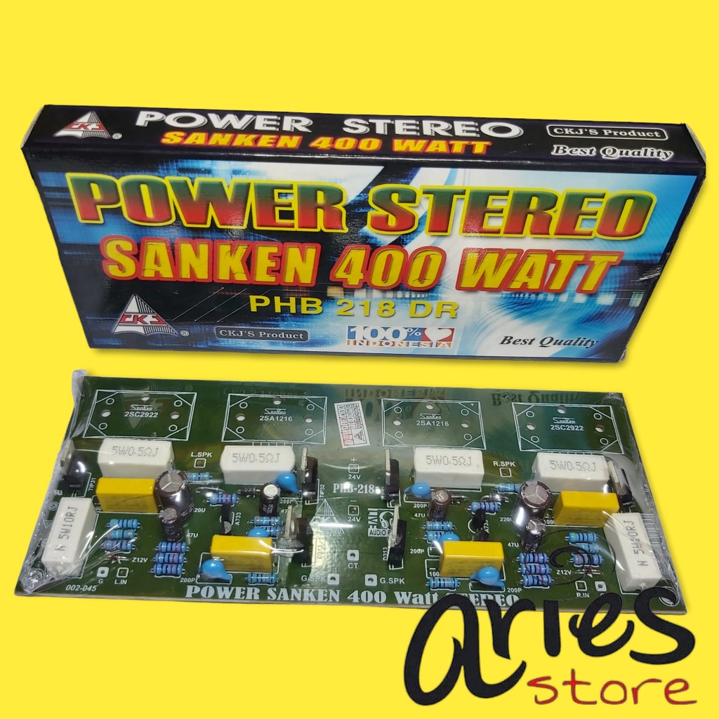 KIT POWER 400 WATT STEREO CKJ PHB 218 DR