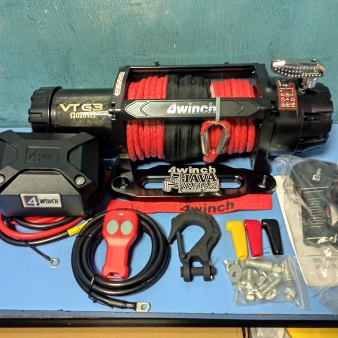 winch 4winch 13000lbs Gen3 Plasma sintetis