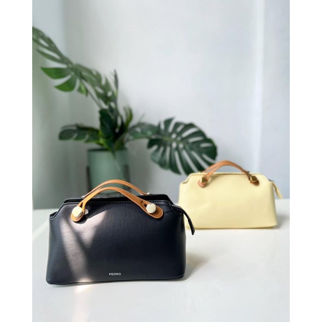 Tas Selempang Wanita Pdr Two Tone Bowling Mini Bag