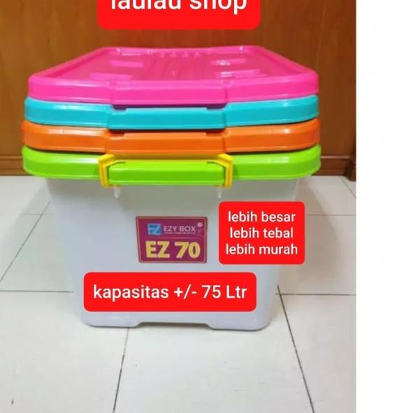 

Container Box EZY 75 Liter Dengan Roda / Kontainer Industri Real CB 70