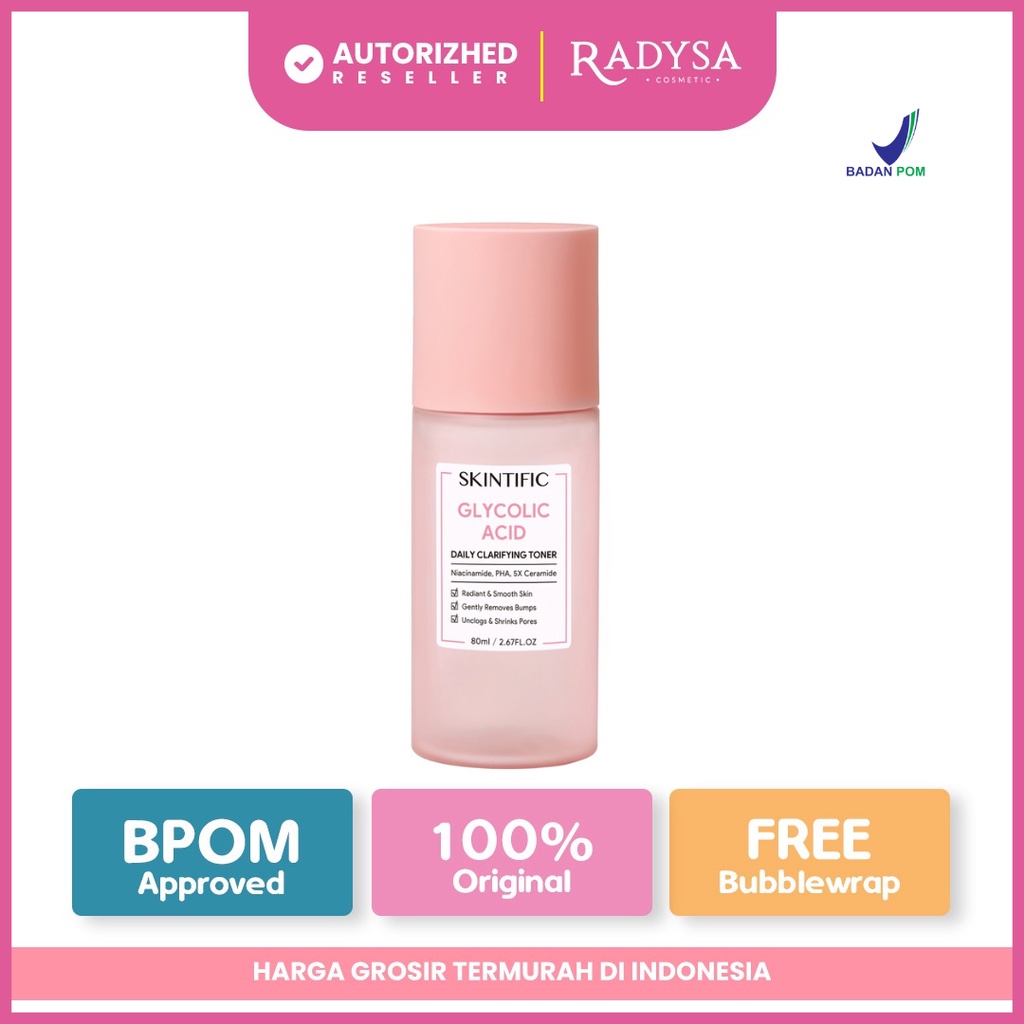 RADYSA - SKINTIFIC Glycolic Acid Daily Clarifying Toner 80ml
