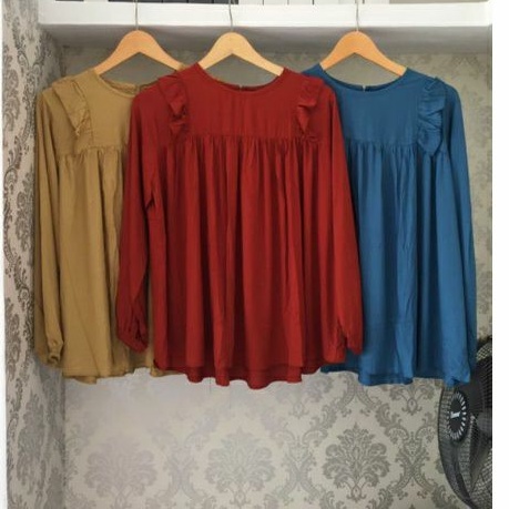 atasan rayon twill