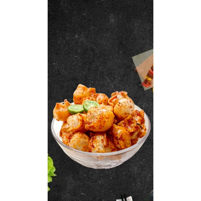 

Siomay mini bustik pedas siomay mini pedas daun jeruk makanan pedas camilan 1kg