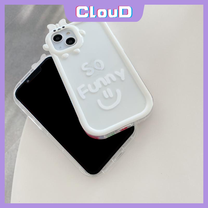 Soft Tpu Smiley So Funny Case Samsung A14 A52 A53 A13 A50 A50s A03 A32 A51 A23 A12 A30s A52s A71 A31 A11 A53 A73 A04s A03s A22 A21s M32 A33 A02s 3D Bow Little Monster Lens Cover