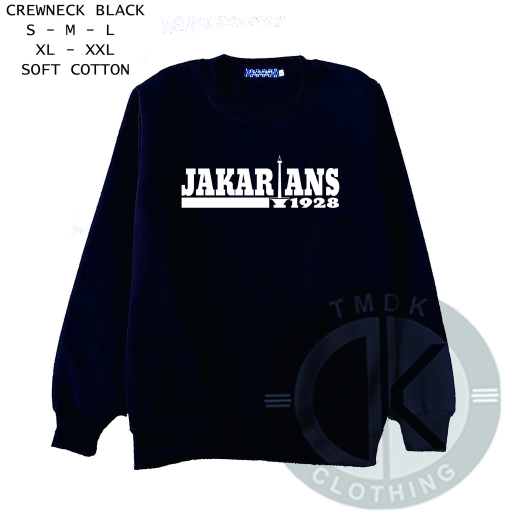 Sweater Crewneck Distro Persija  Pria Wanita Sablon Jakartans Size M L XL XXL Murah