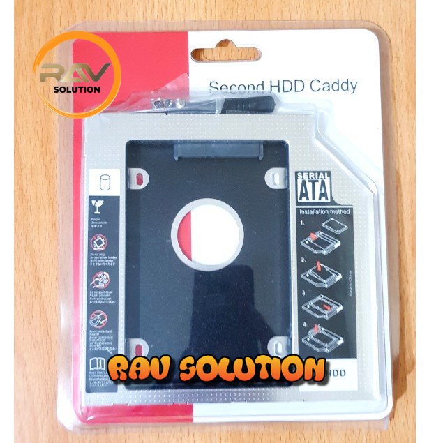 HDD CADDY TEBAL 12.7MM SATA / DVD SLOT TO HDD SLOT / SSD CADDY