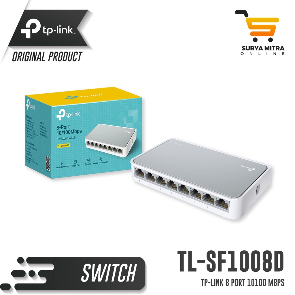 Switch TP-Link 8 Port TL-SF1008D 10/100Mbps