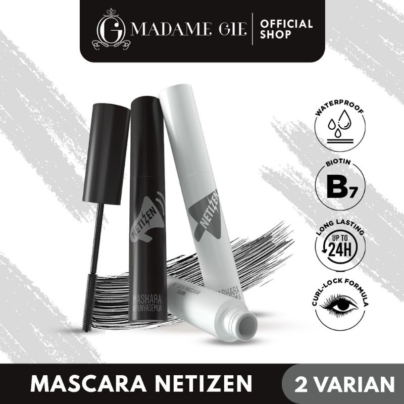 MADAME GIE Mascara Netizen +62 - Make Up Maskara Waterproof