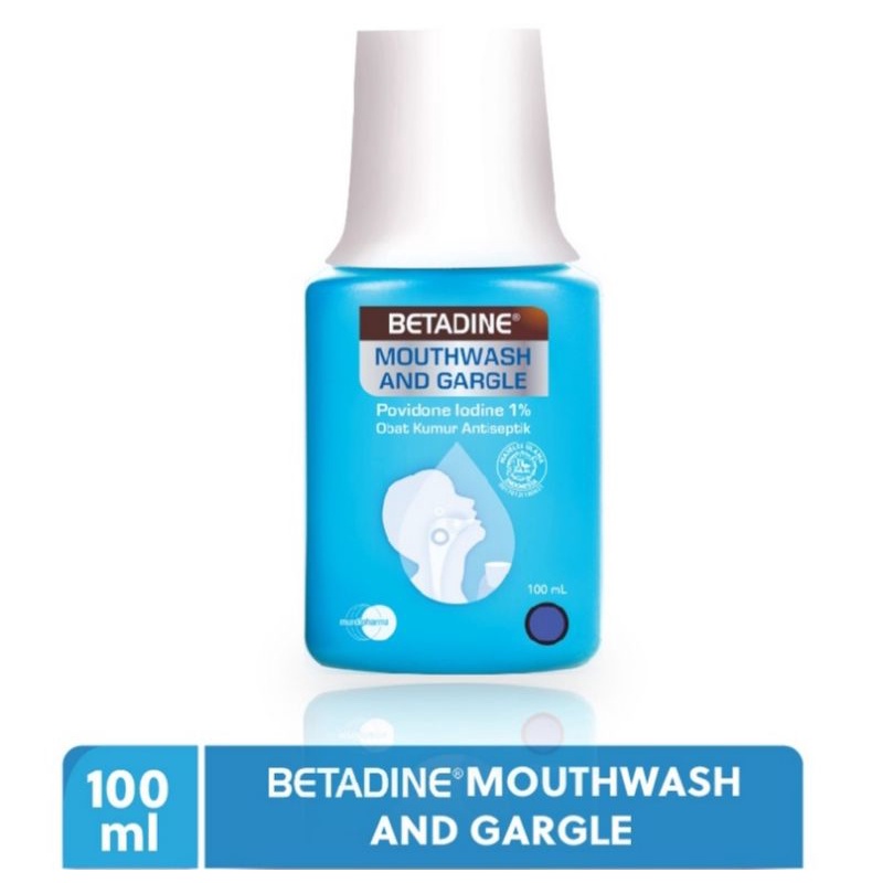 Jual Betadine Mouthwash and Gargle 100ml obat kumur Shopee Indonesia