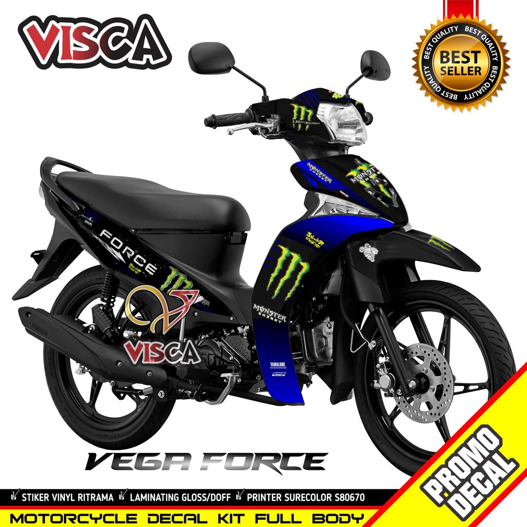 Stiker Vega Force Decal Motor Vega Force Full Body Striping Vega Force Stiker Motor Vega Force Decal