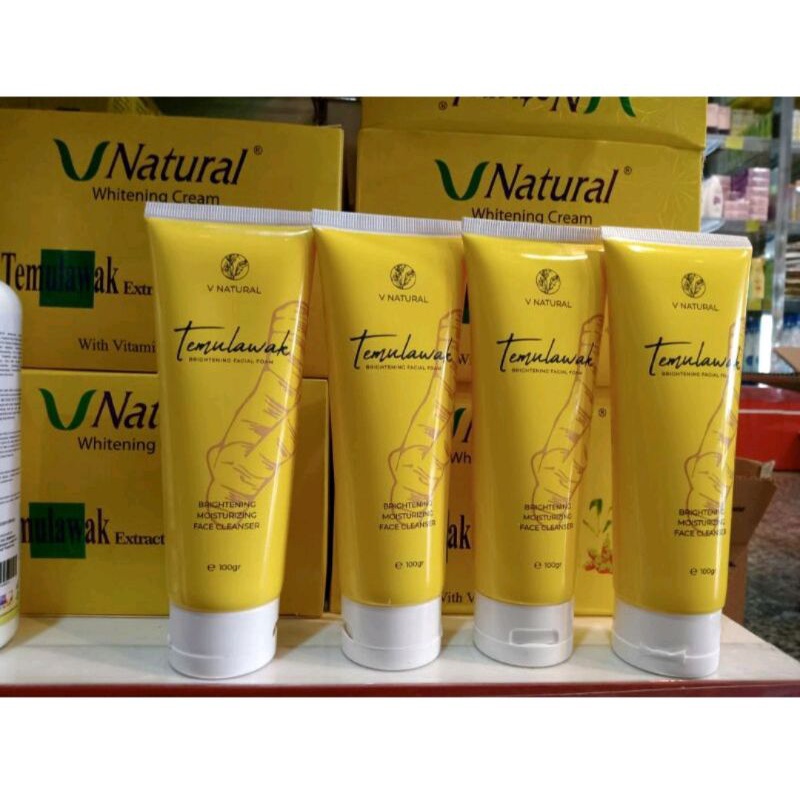Facial foam Temulawak V-natural