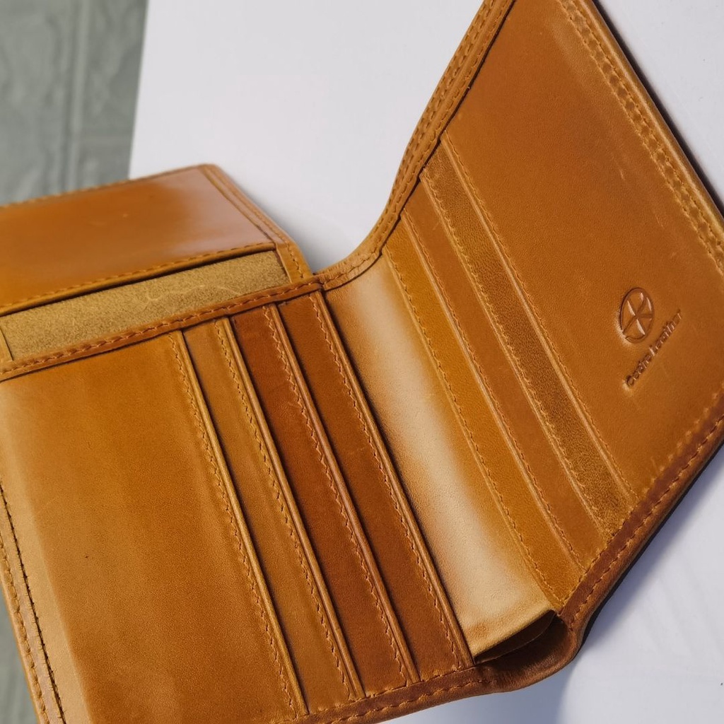 Cedro Leather Dompet Kulit Asli Berdiri Full kulit tipe X1