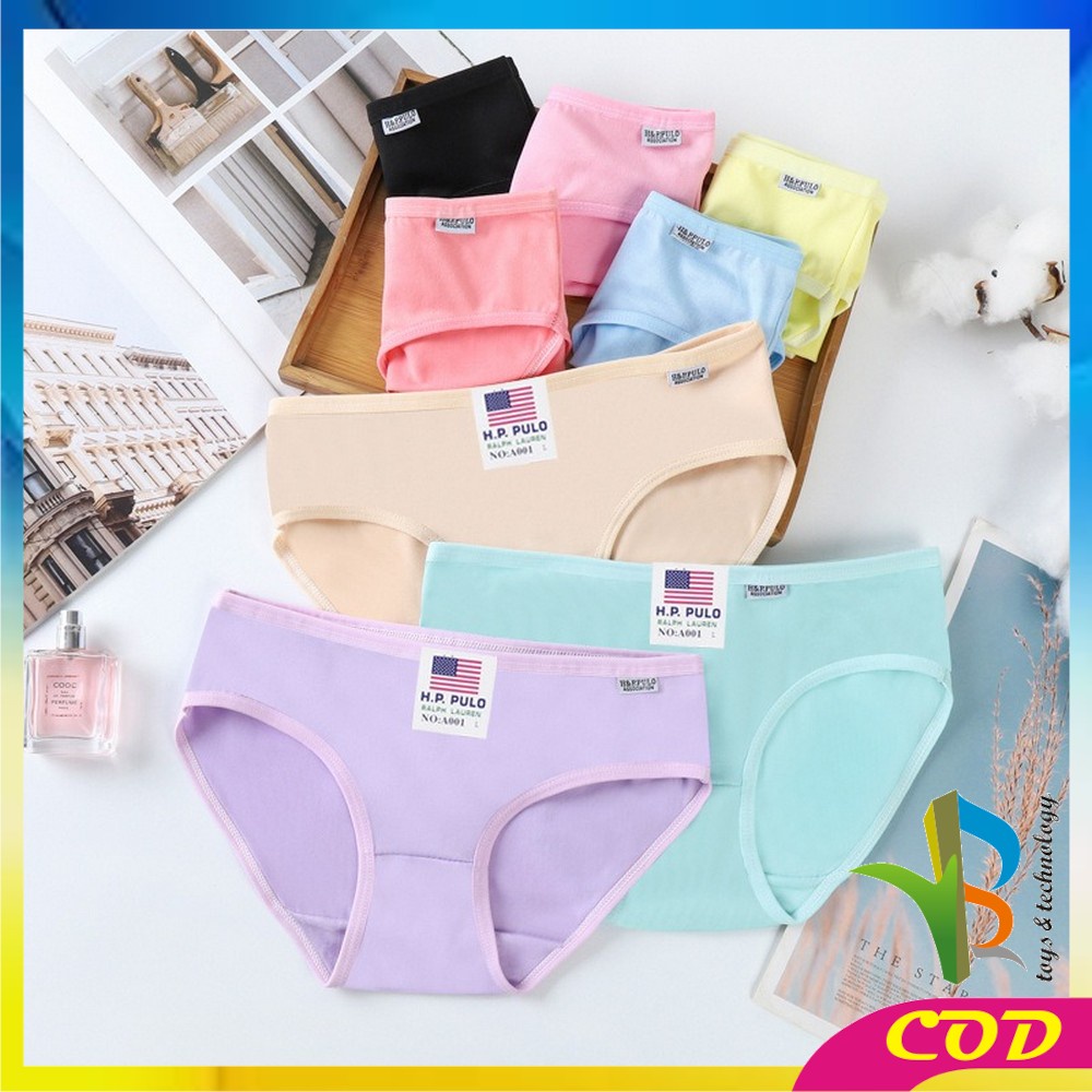 RB-P80 Celana Dalam Wanita Katun Polos Underwear Wanita / CD Wanita / Sempak Wanita / Kolor Cewek