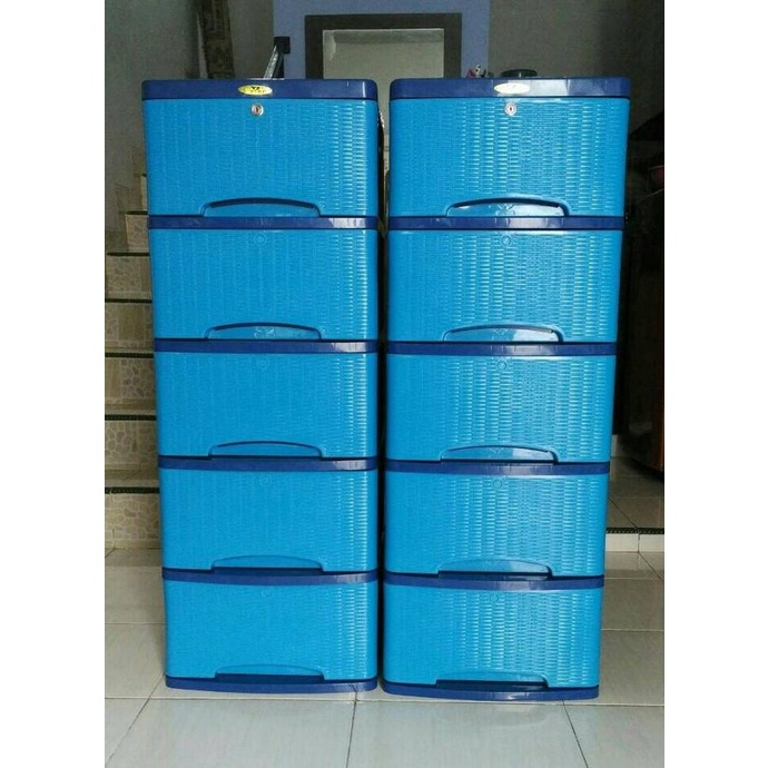

container cabinet rotan s5 / container plastik / lemari plastik stock ready