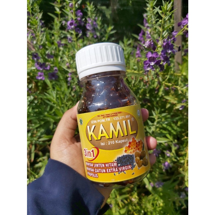 KAMIL 3 in 1 (Habbatussauda/Jintan Hitam, Zaitun, Propolis) 210 kapsul