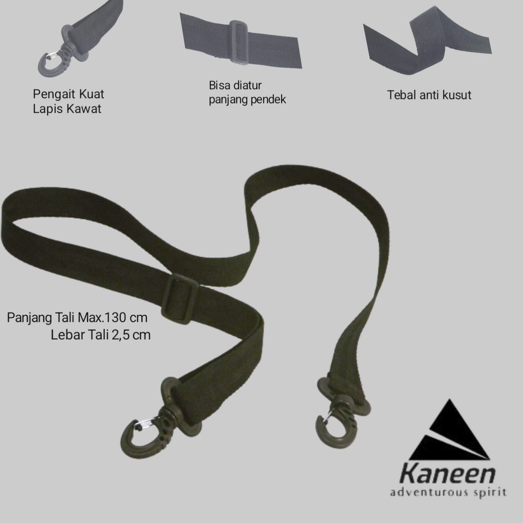 Tali Selempang Tas (Selempangan Tas) Lebar 2,5 cm