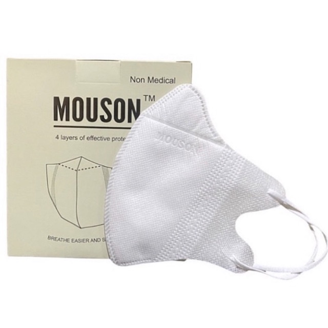 Masker Duckbill Mouson 4 ply Disposable Facemask