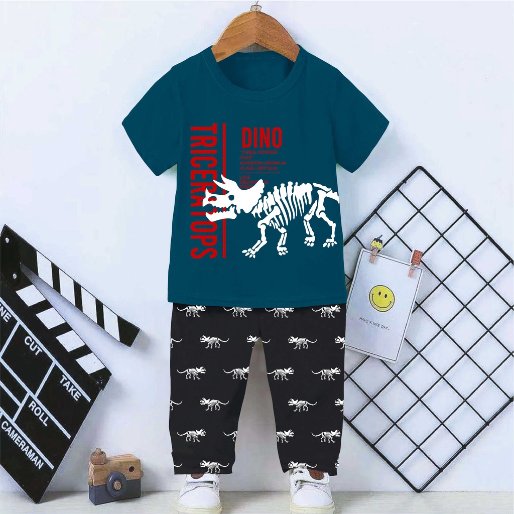 VALMELO SETELAN BAJU ANAK COWOK / SETELAN ANAK LAKI LAKI TERLARIS UMUR 1-4 TAHUN