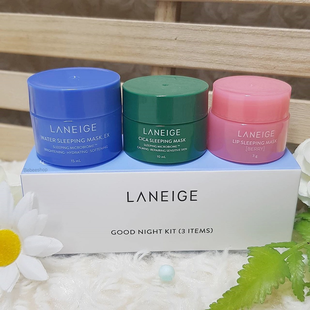 Jual LANEIGE Lip Sleeping Mask 3gr Travel Size Water Sleeping Mask