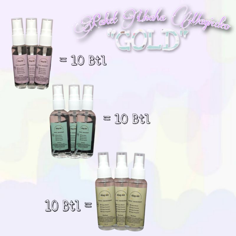 Paket Usaha Magic Deodoran herbal spray