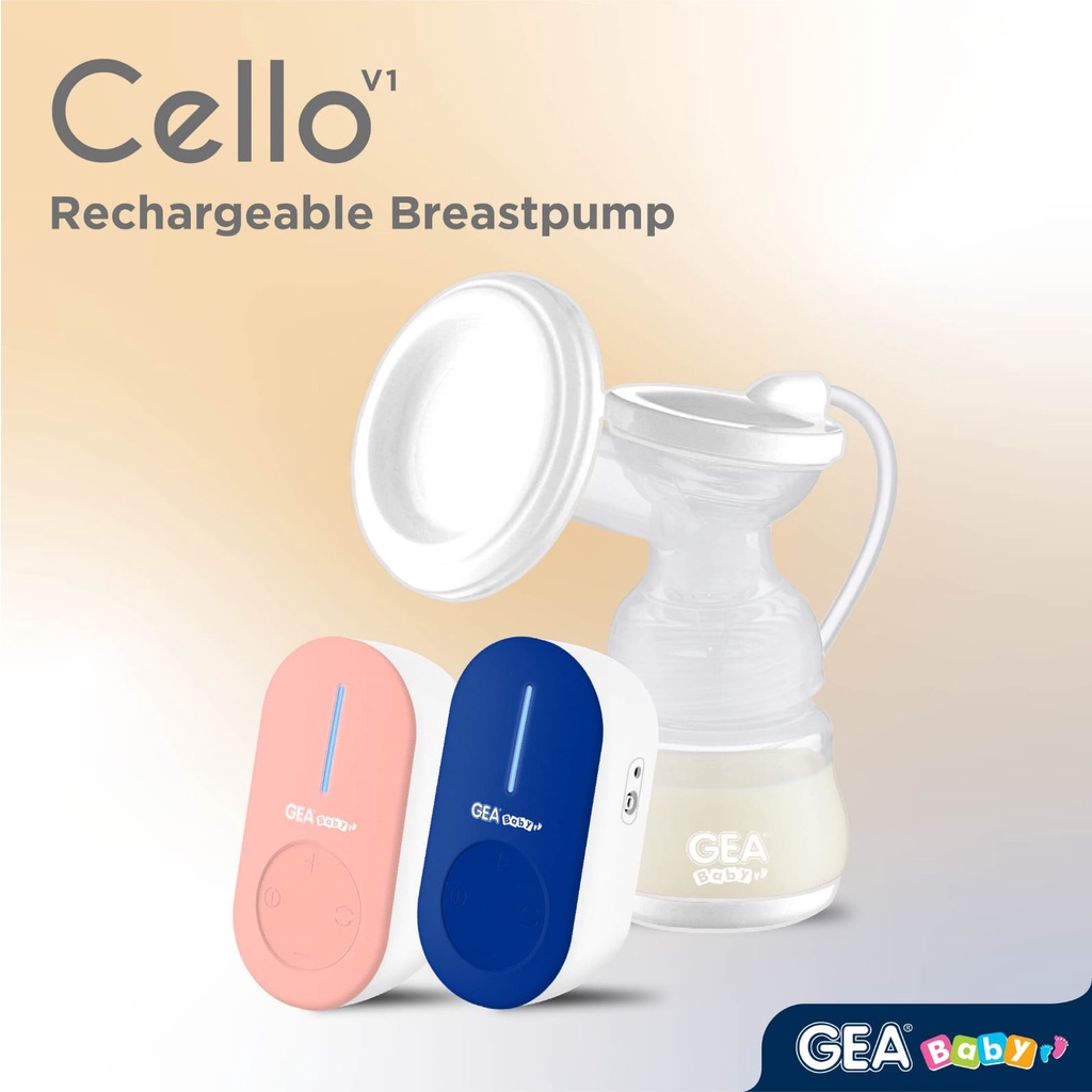 GEA BABY Cello D1 Double V1 Single Portable Rechargeable Breastpump