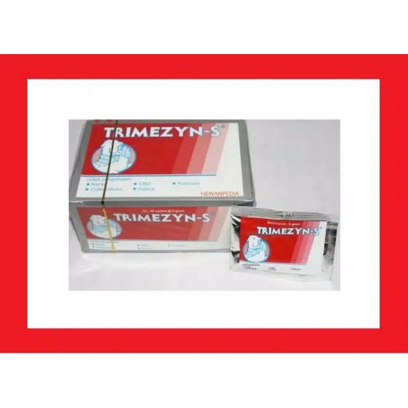4 bungkus trimezyn s 5 gram obat ayam burung merpati korisa crd kotoran hijau putih encer snot pilek