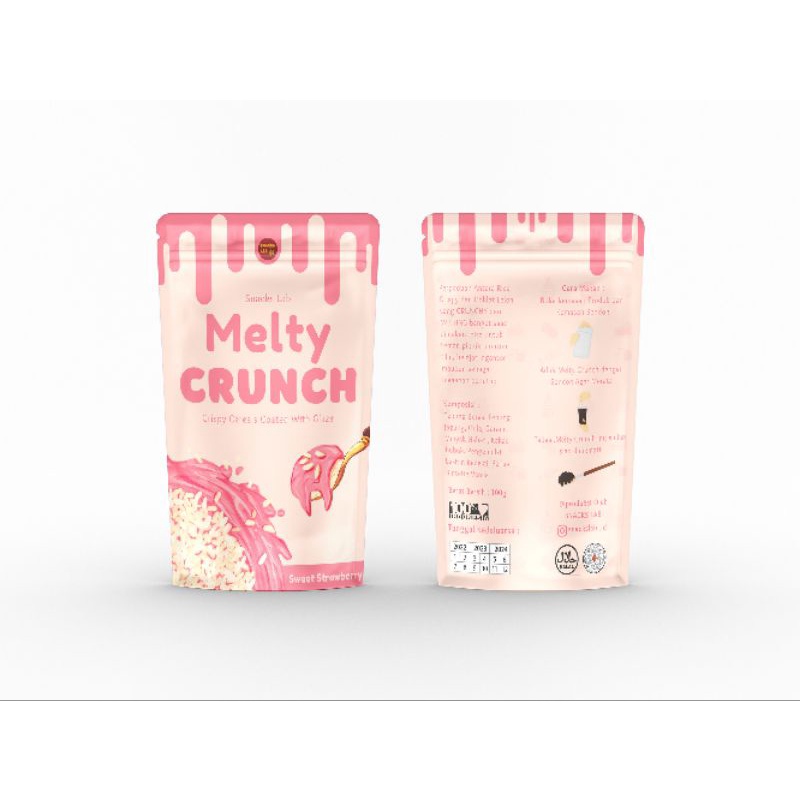 

Snack Melty Crunch Sweet Strawbery