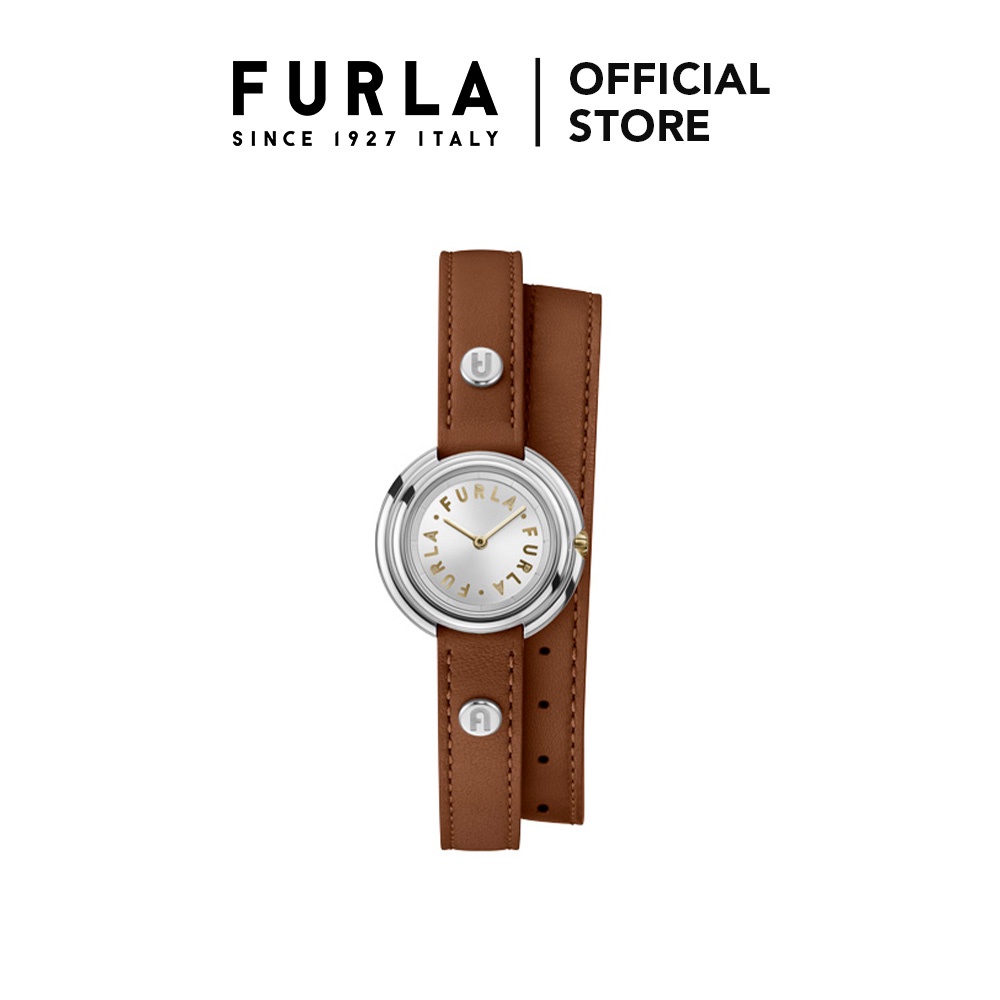 FURLA - Icon Shape Silver Tone Case Silver Dial Watch