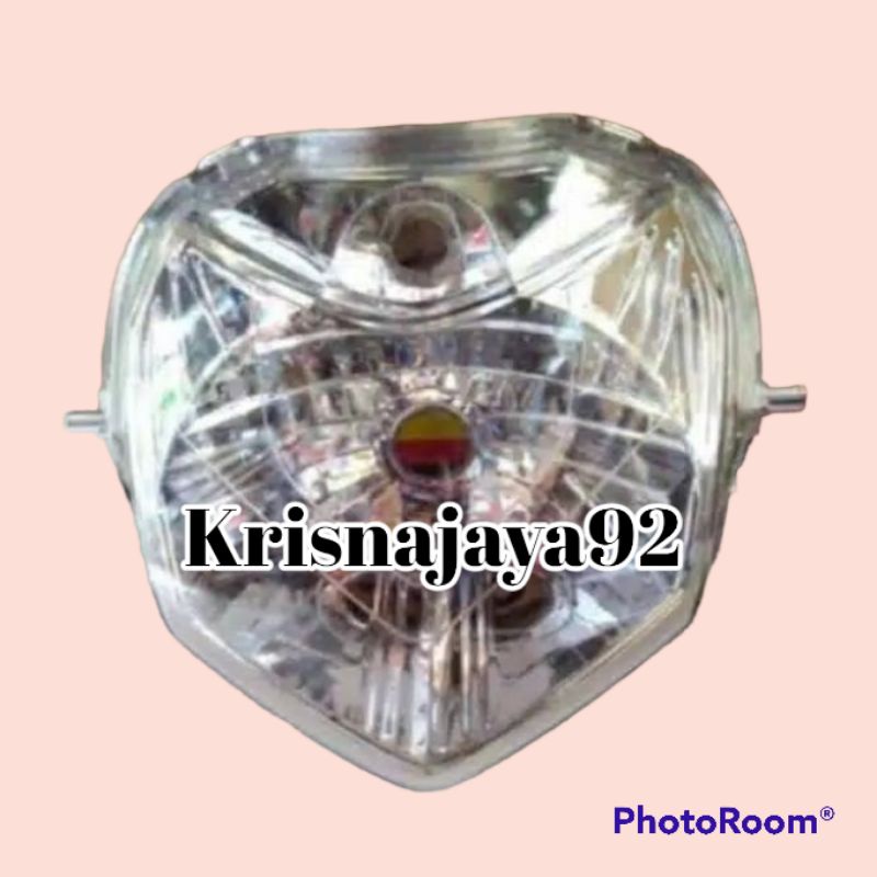 Reflektor lampu depan revo lama / lampu depan revo lama mika plus reflektor