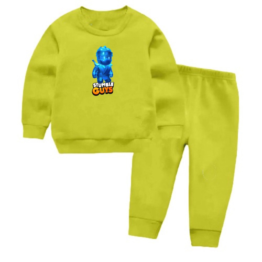 Setelan Sweater Anak Stumble Dinamitron Basic Oblong/Set Sweater Anak/COD