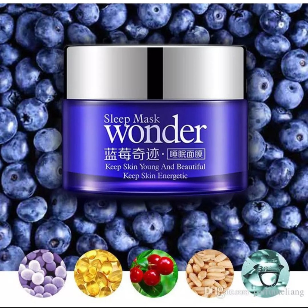 GIRLSNEED77 Medan Wonder Blueberry Moisturizing Serum Essence Cream Krim Wajah