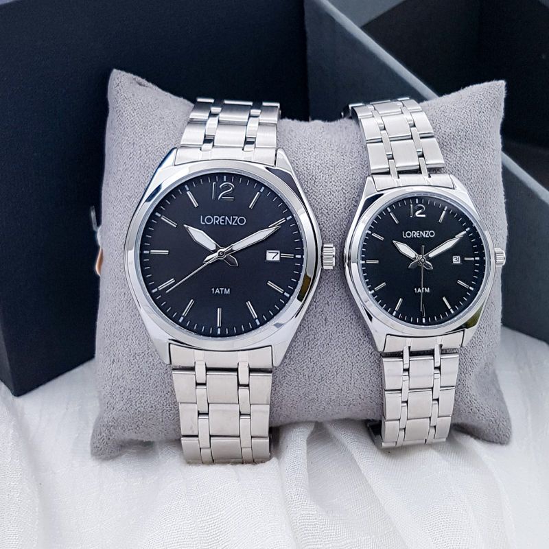 Jam Tangan Couple Lorenzo 5107 Original