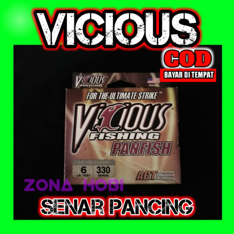 senar pancing vicious onilon super made in usa
