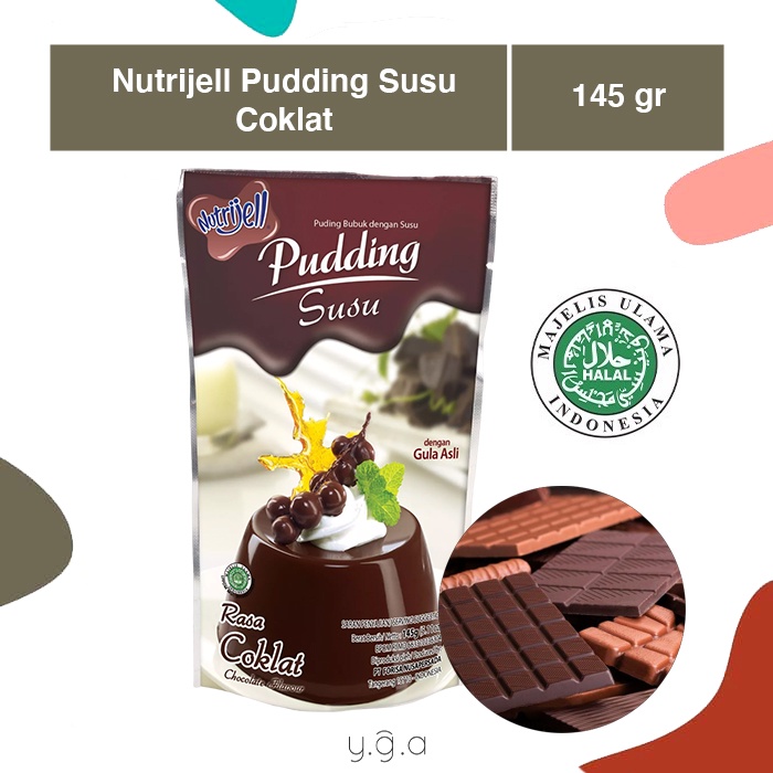 

Nutrijell Pudding Susu Cokelat 145gr / Puding Coklat