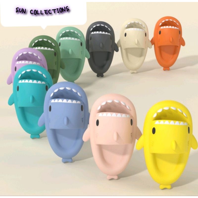 Sandal Slip On Anak Import Quality Sandal HIU Baby Shark Nexas 219