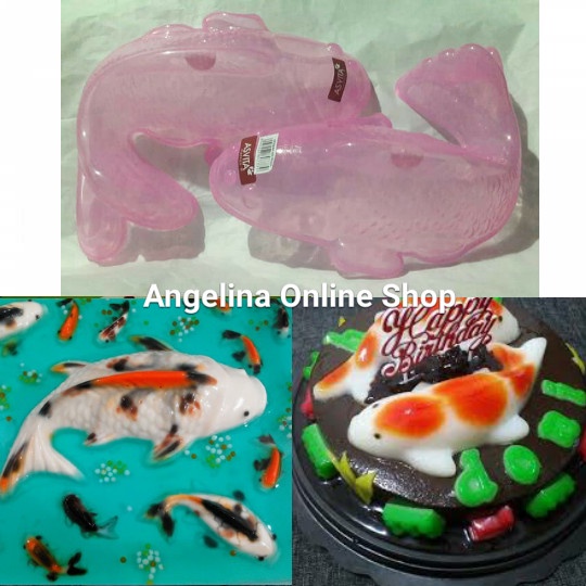 TERBARU Cetakan Ikan Koi Jumbo/Cetakan Puding Ikan Koi