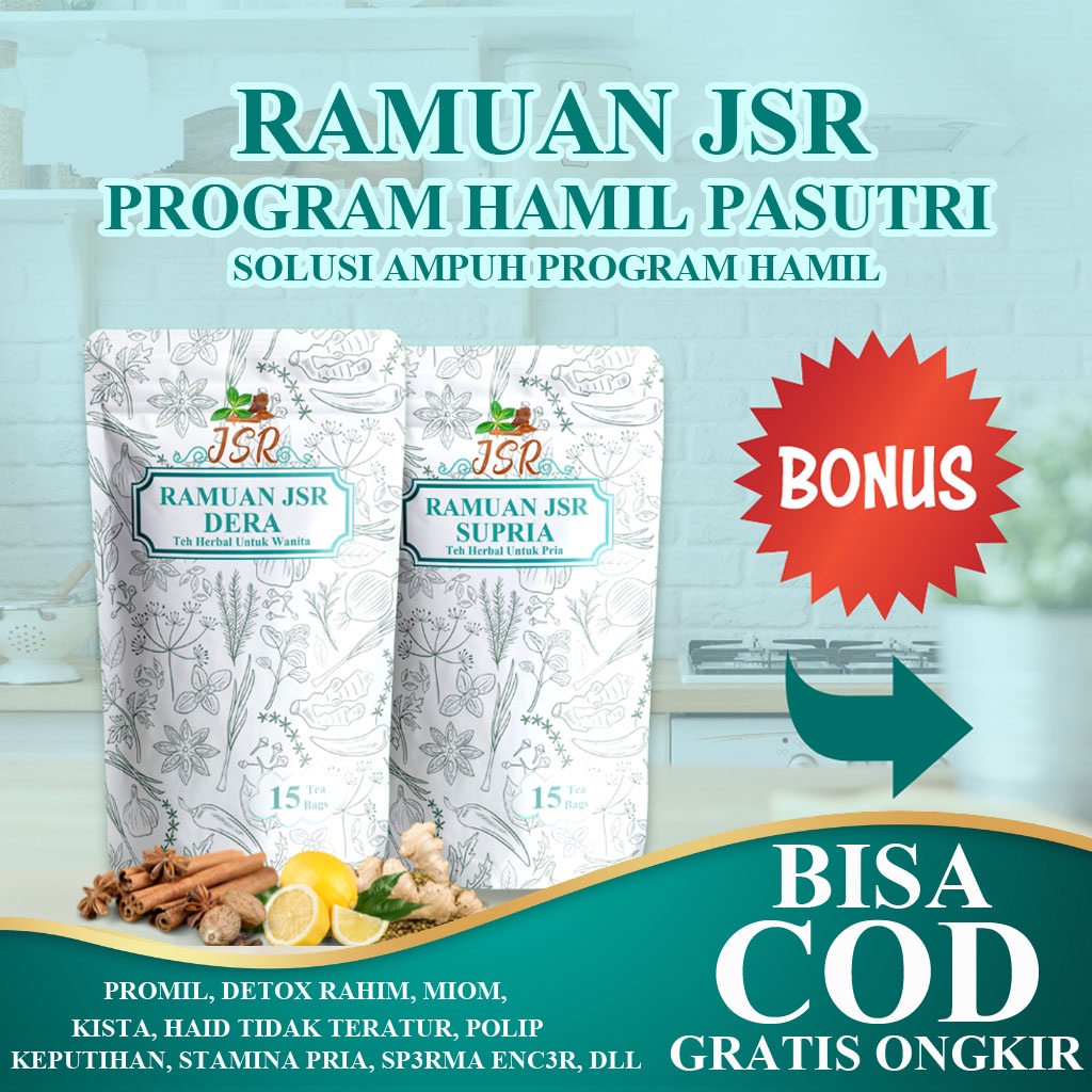 

PROMIL JSR Suami Istri - PROGRAM HAMIL JSR - JSR DERA & JSR SUPRIA - RAMUAN JSR PROMIL - by RAMUAN JSR