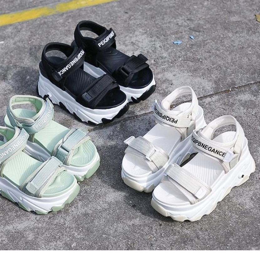 GRATIS ONGKIR DM SHOPP-Premium Quality Sendal Wedges Gunung Variasi Valcro CK 538 ✮ 852