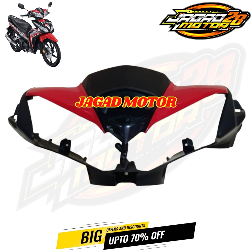 Cover Batok Kepala Depan Honda Blade New Plus Reflektor Lampu Depan / Batok Kepala Depan Plus Reflektor Lampu Depan Honda Blade New / Batok Kepala Depan Honda Blade New Set Lampu Depan