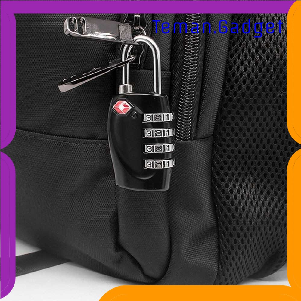 TG-TRV CoolCell Gembok Koper Angka 4 Digit Suitcase Password TSA Lock - TSA-330