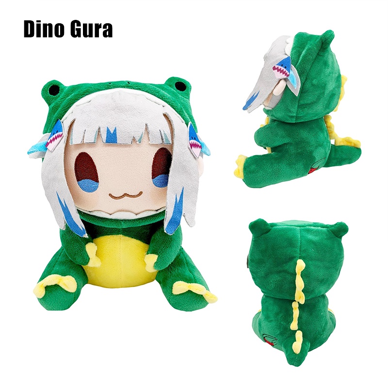 Lovely Dino Gura Boneka Plush Boneka Lembut Cocok Untuk Cuddling