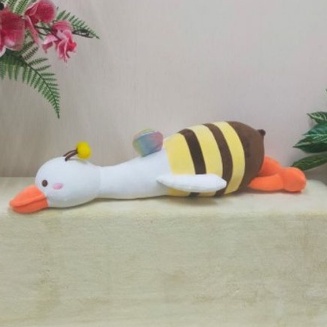 Boneka Laying Duck Lebah Size 21&quot;/62cm/bineka animal/boneka bebek lebah/boneka anak lucu/