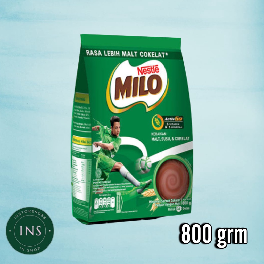 Jual MILO Healthy Drink Energy Active Go 800gr Shopee Indonesia
