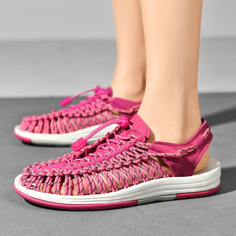 Import Korea Sandal Gunung Wanita Hiking Mendaki Sepatu Kulit Asli Cewek Dewasa Handmade Olahraga Cantik Tahan Air Waterproof 226